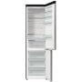 Gorenje NRB620C6X4WFE alulfagyasztós kombinált hűtőszekrény, szürke, nofrost, 203 cm, 283/130 l, wifi, gyors hűtés, multiflow, adapttech