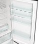 Gorenje NRB620C6X4WFE alulfagyasztós kombinált hűtőszekrény, szürke, nofrost, 203 cm, 283/130 l, wifi, gyors hűtés, multiflow, adapttech