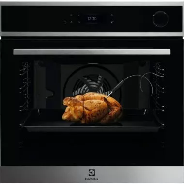 Electrolux EOC8P39WX SteamCrisp beépíthető gőzsütő, wifi, pirolitikus tisztítás, maghőmérő, automata pr., 72 l