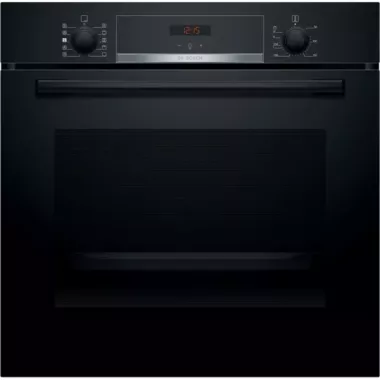 Bosch HRA534BB0 beépíthető sütő, fekete, gőzfunkciós, 8 sütőfunkció, ecoclean hátfal, 3d hotair, 71 liter