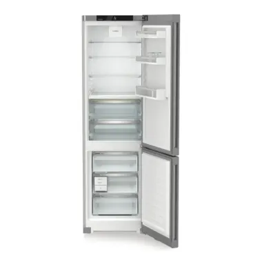 Liebherr CBNsda 572i alulfagyasztós kombinált hűtőszekrény, ezüst, 201,5 cm, nofrost, biofresh, duocooling, érintővezérlés, powercooling, easytwist-ice, wi-fi