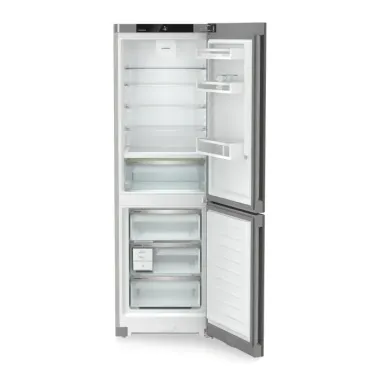 Liebherr CBNsda 5223 alulfagyasztós kombinált hűtőszekrény, ezüst, 185,5 cm, nofrost, biofresh, duocooling, érintővezérlés, easytwist-ice, freshair szűrő, led