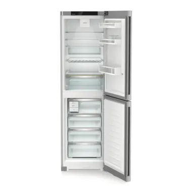 Liebherr CNsfc 573i alulfagyasztós kombinált hűtőszekrény, ezüst, 201,5cm, nofrost, duocooling, érintővezérlés, easytwist-ice, easyfresh, led, wi-fi