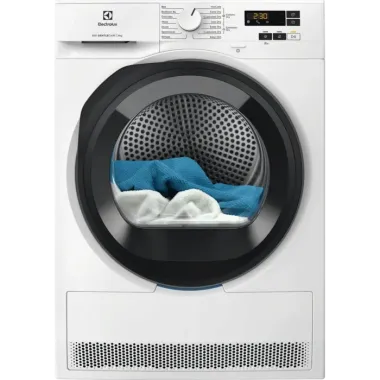 Electrolux EW6D185YE hőszivattyús szárítógép, 8 kg, heatpump, mixcare, easyclean szűrő, digitális kijelző, 66 db(a)