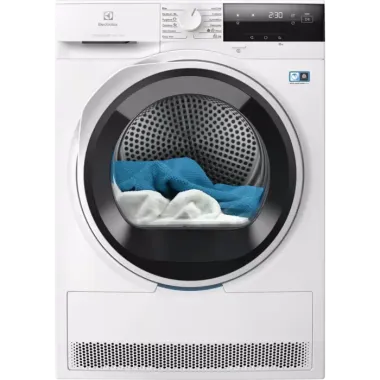 Electrolux EW7D384VE hőszivattyús szárítógép, 8 kg, heatpump, inverteres, delicatecare, easyclean szűrő, led kijelző, belső világítás, 66 db(a)