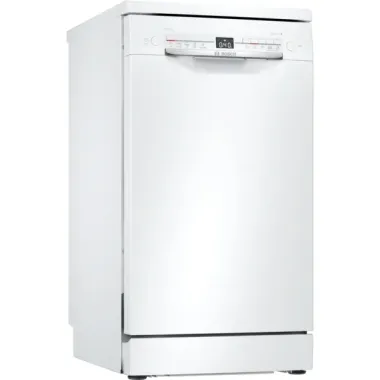 Bosch SPS2IKW10E keskeny mosogatógép, fehér, 9 teríték, 48 db(a), homeconnect, 5 program, normál kosár, express program, variospeed