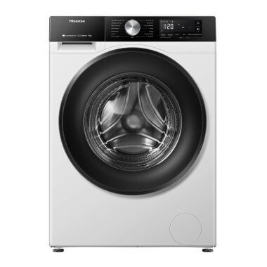 Hisense WF3S9043BW3  elöltöltős mosógép, 9 kg, 1400 f/p., wifi, gőzprogram, gyors mosás, inverter motor, dobtisztító program